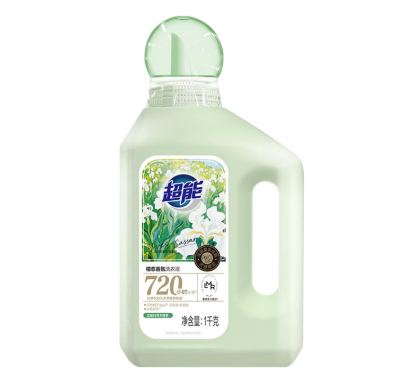 超能 植愈香氛洗衣液 法国白鸢木檀香 1kg 720h持久留香